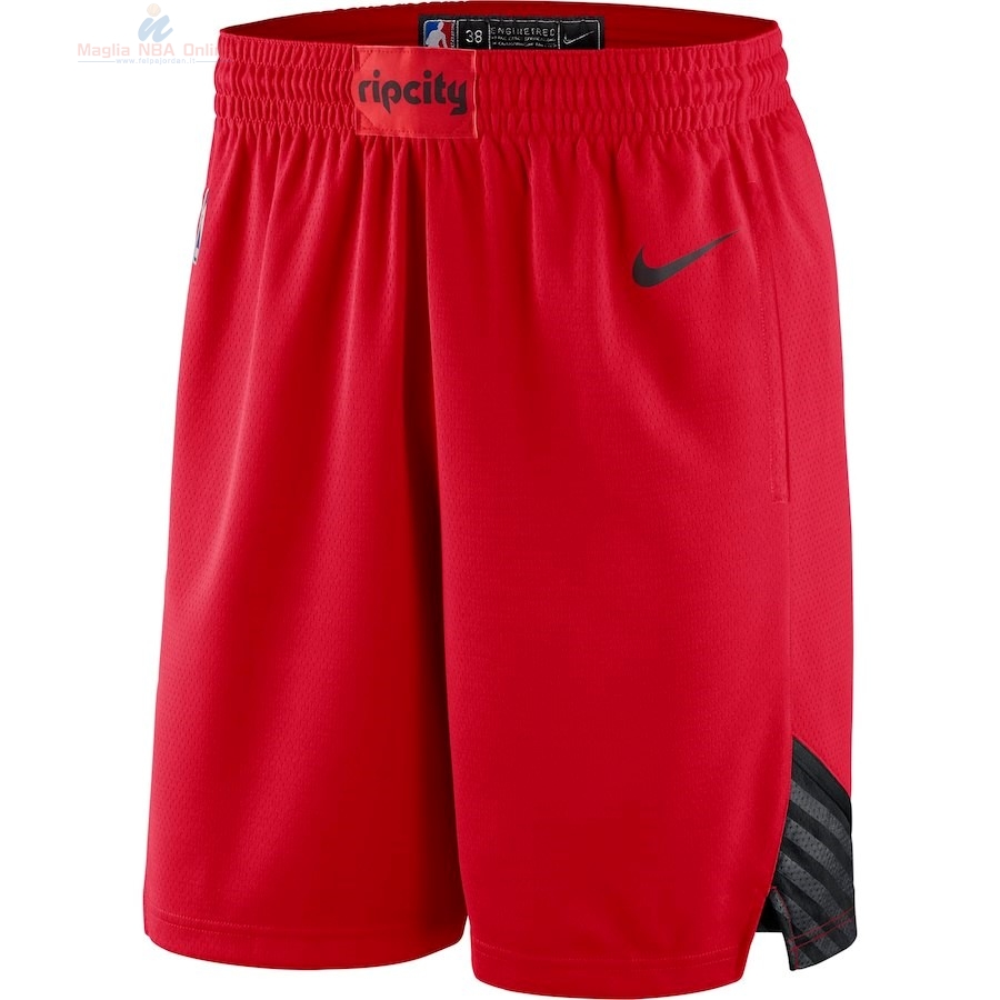 Acquista Pantaloni Basket Portland Trail Blazers Nike Rosso Statement 2018