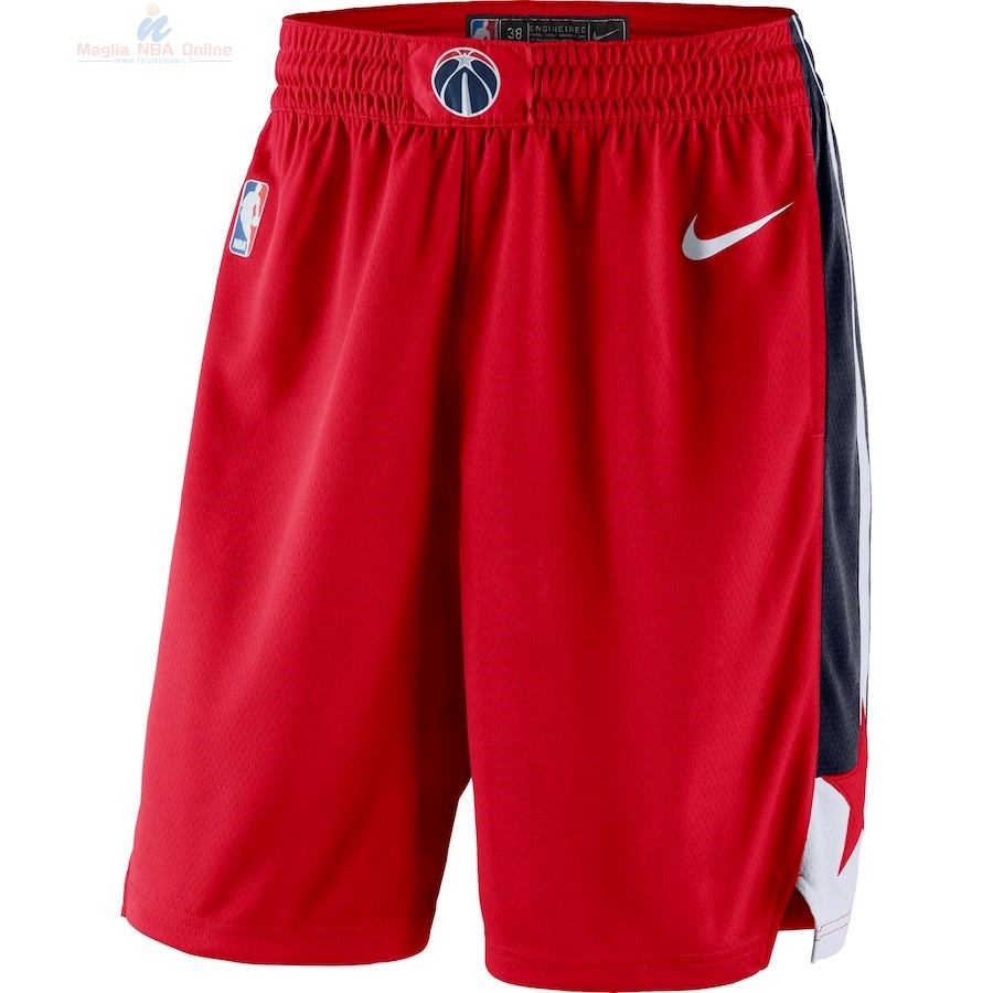 Acquista Pantaloni Basket Washington Wizards Nike Rosso Icon 2018