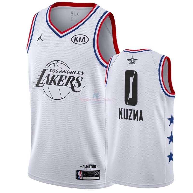 Acquista Maglia NBA 2019 All Star #0 Kyle Kuzma Bianco