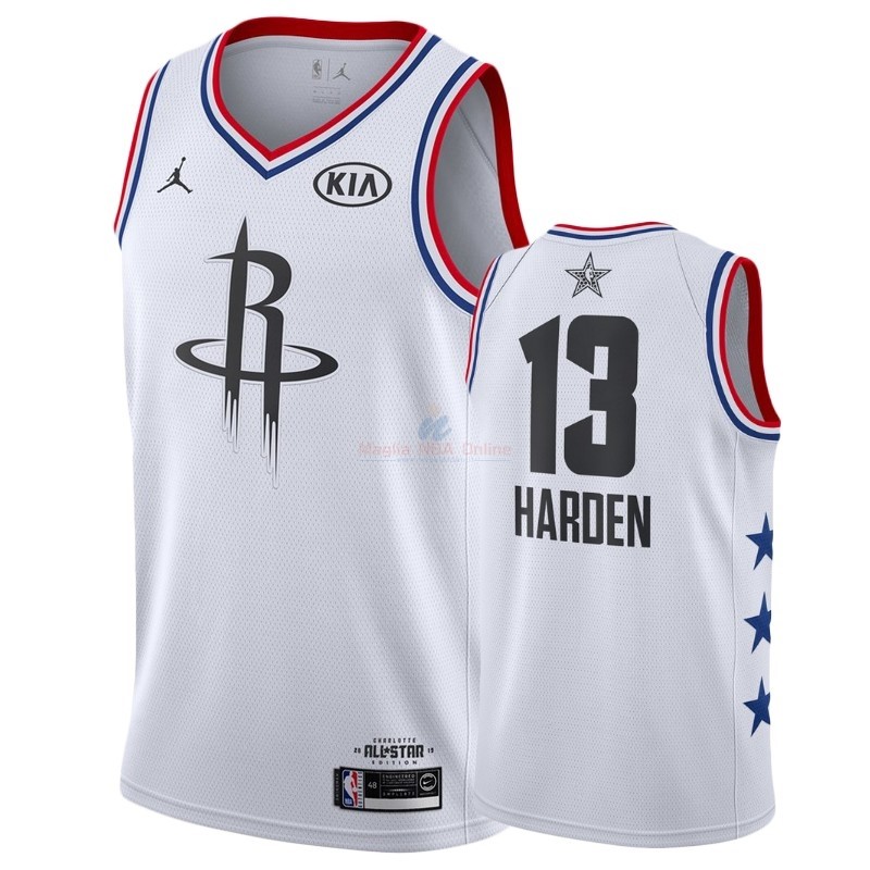 Acquista Maglia NBA 2019 All Star #13 James Harden Bianco