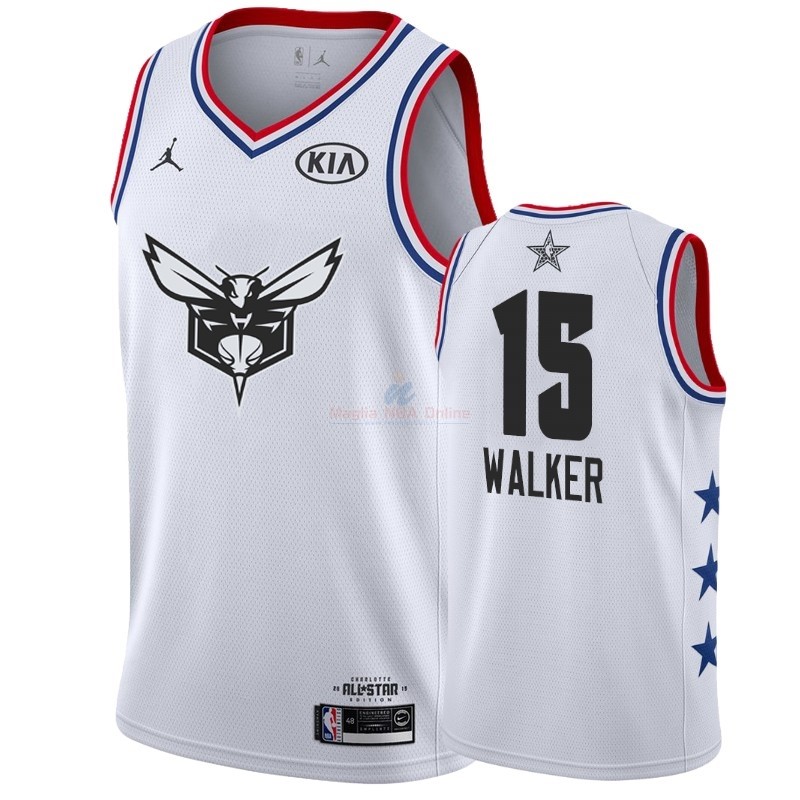 Acquista Maglia NBA 2019 All Star #15 Kemba Walker Bianco