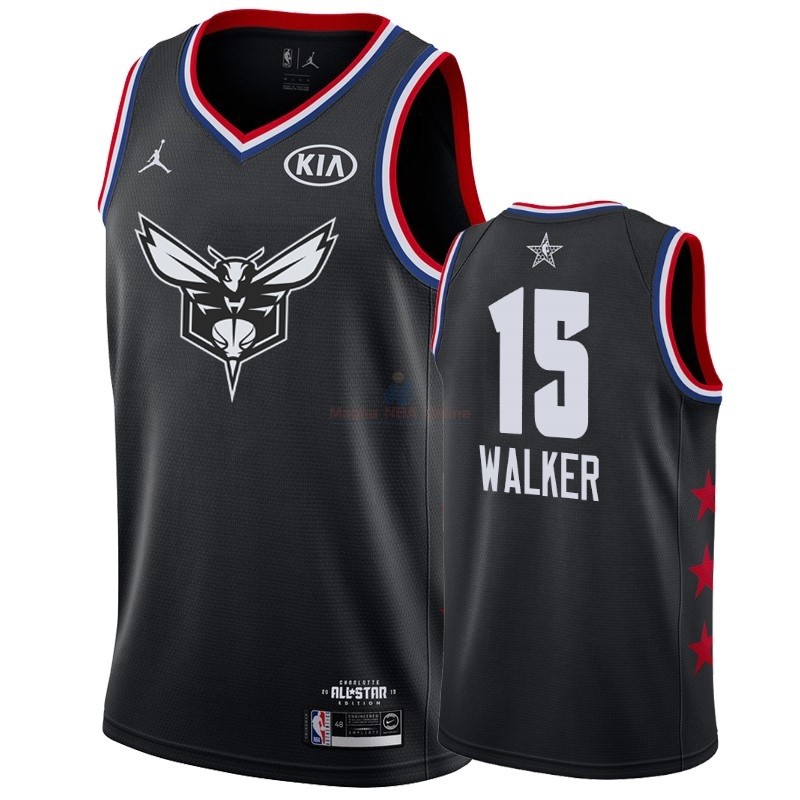 Acquista Maglia NBA 2019 All Star #15 Kemba Walker Nero