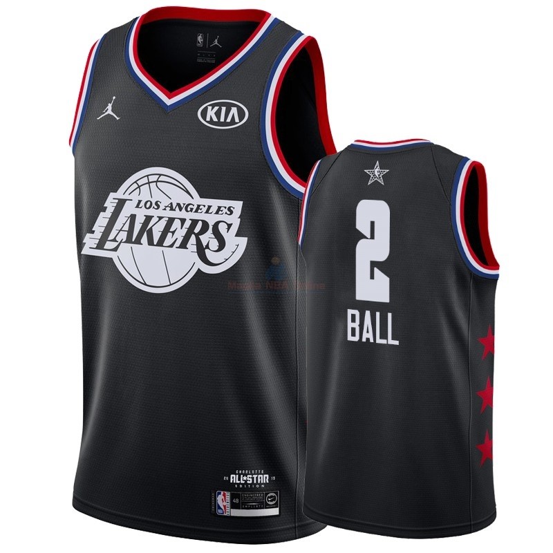 Acquista Maglia NBA 2019 All Star #2 Lonzo Ball Nero