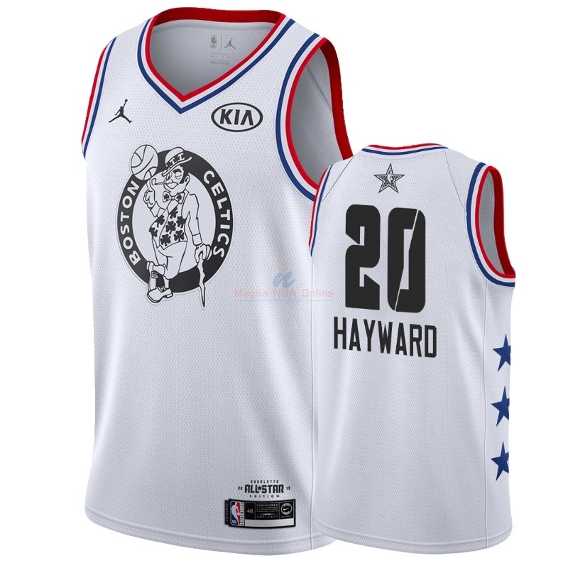Acquista Maglia NBA 2019 All Star #20 Gordon Hayward Bianco
