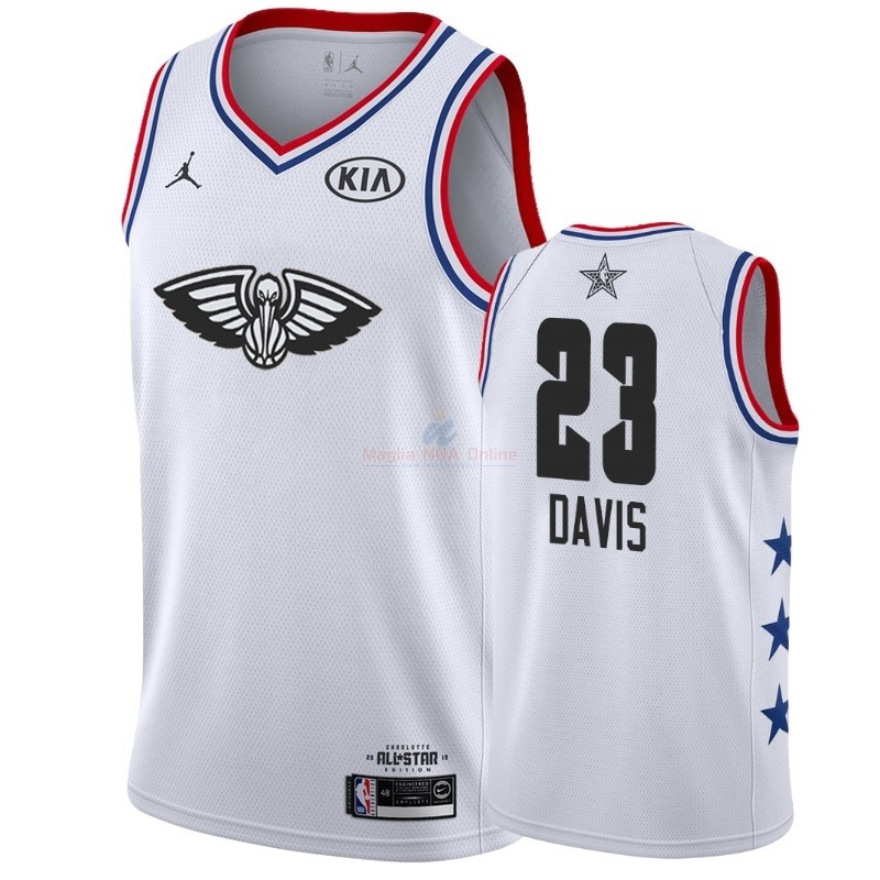 Acquista Maglia NBA 2019 All Star #23 Anthony Davis Bianco