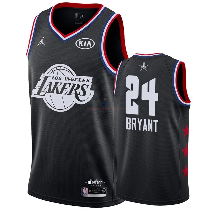 Acquista Maglia NBA 2019 All Star #24 Kobe Bryant Nero