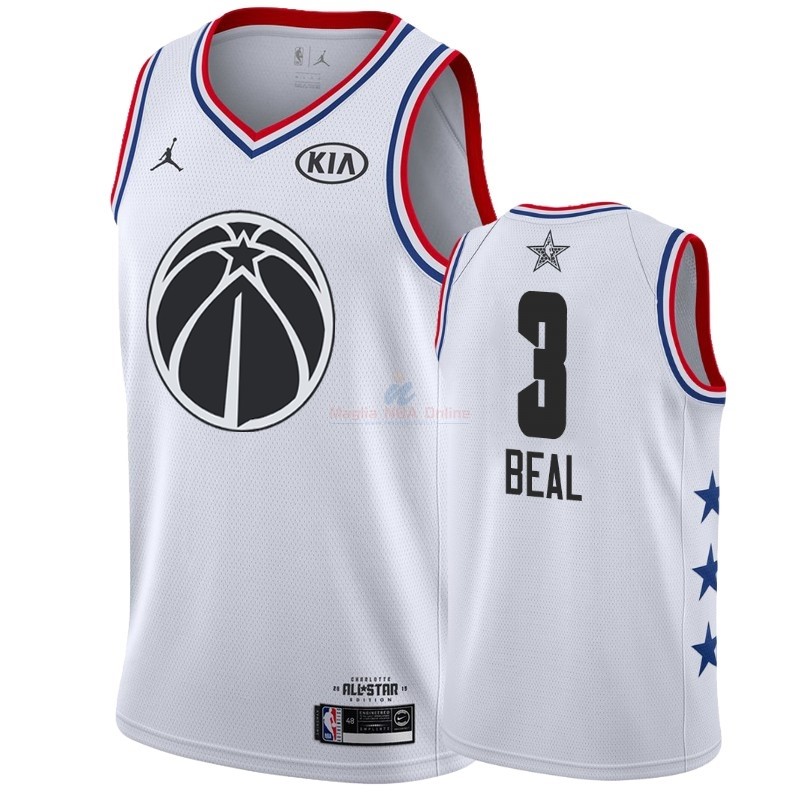 Acquista Maglia NBA 2019 All Star #3 Bradley Beal Bianco