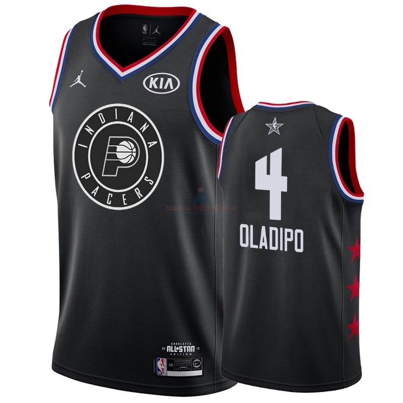 Acquista Maglia NBA 2019 All Star #4 Victor Oladipo Nero