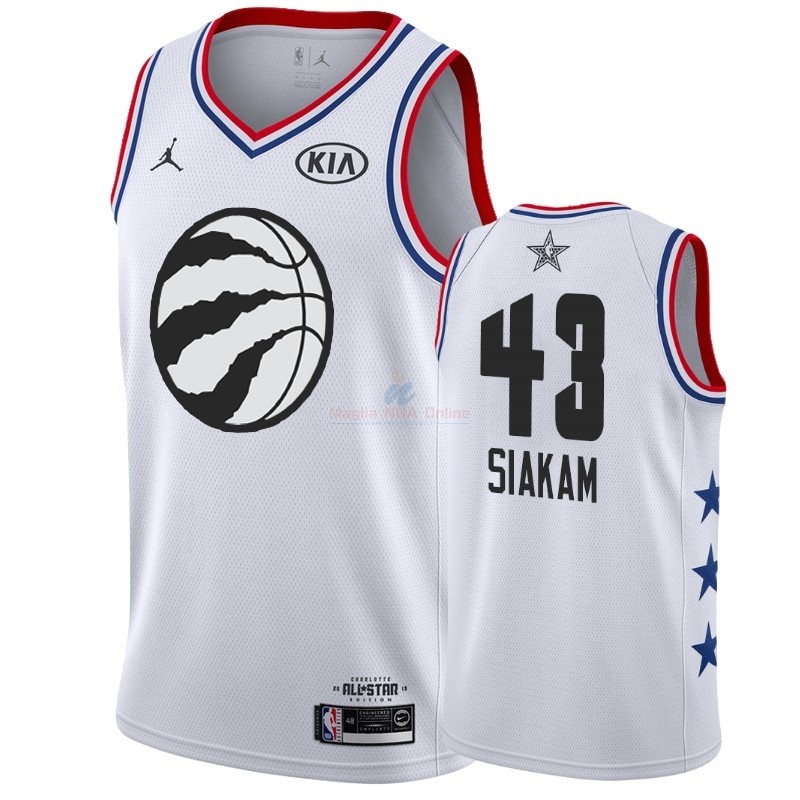 Acquista Maglia NBA 2019 All Star #43 Pascal Siakam Bianco