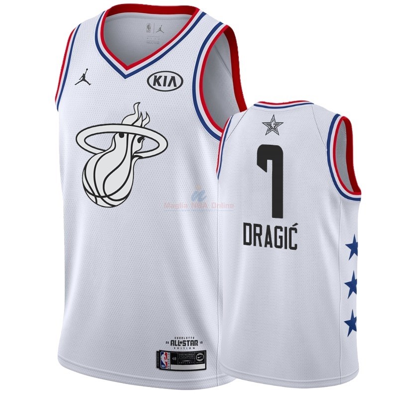 Acquista Maglia NBA 2019 All Star #7 Goran Dragic Bianco