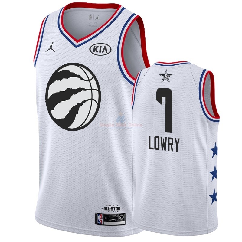 Acquista Maglia NBA 2019 All Star #7 Kyle Lowry Bianco