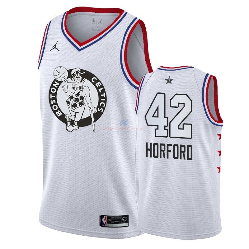 Acquista Maglia NBA 2019 All Star Game #42 Al Horford Bianco