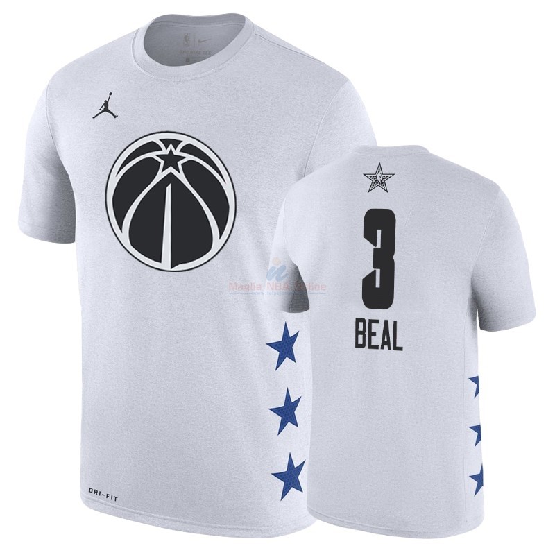 Acquista Maglia NBA 2019 All Star Game Manica corta #3 Bradley Beal Bianco