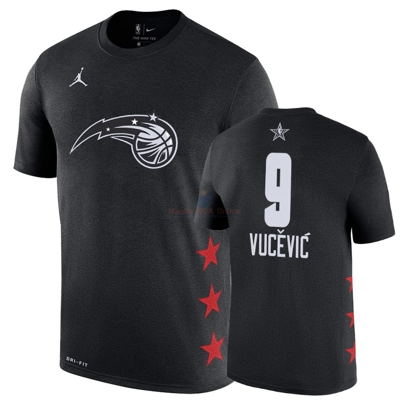 Acquista Maglia NBA 2019 All Star Game Manica corta #9 Nikola Vucevic Nero