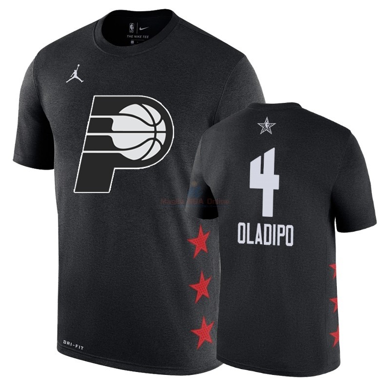 Acquista Maglia NBA 2019 All Star Manica corta #4 Victor Oladipo Nero