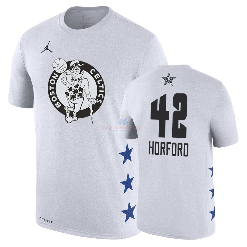 Acquista Maglia NBA 2019 All Star Manica corta #42 Al Horford Bianco