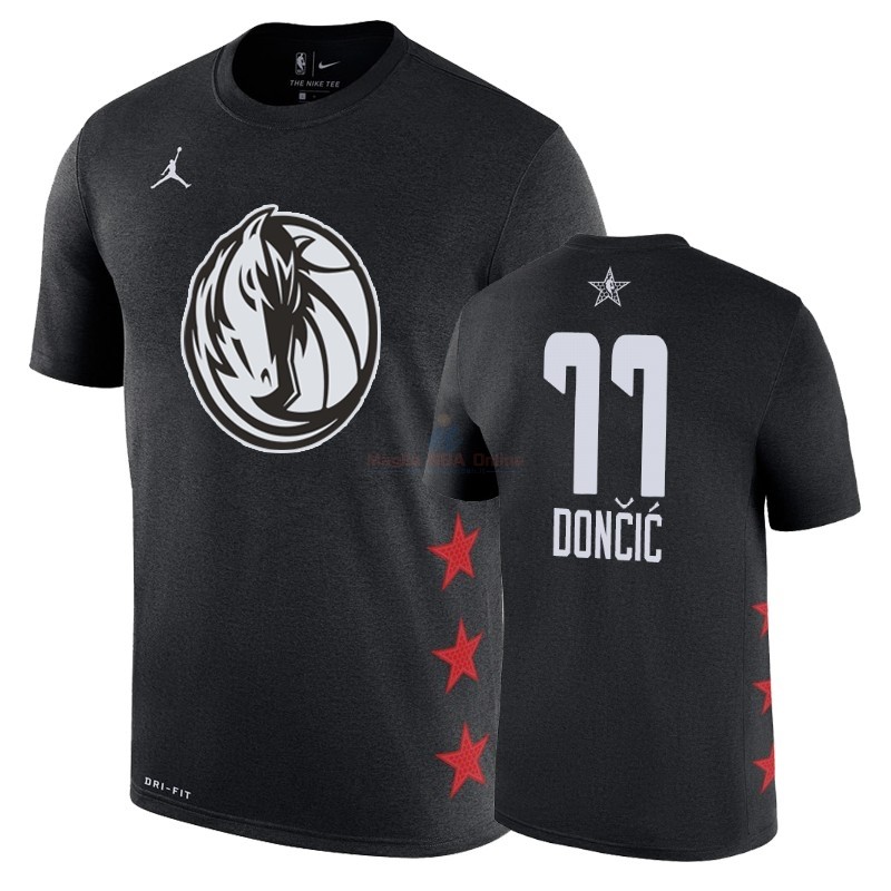 Acquista Maglia NBA 2019 All Star Manica corta #77 Luka Doncic Nero