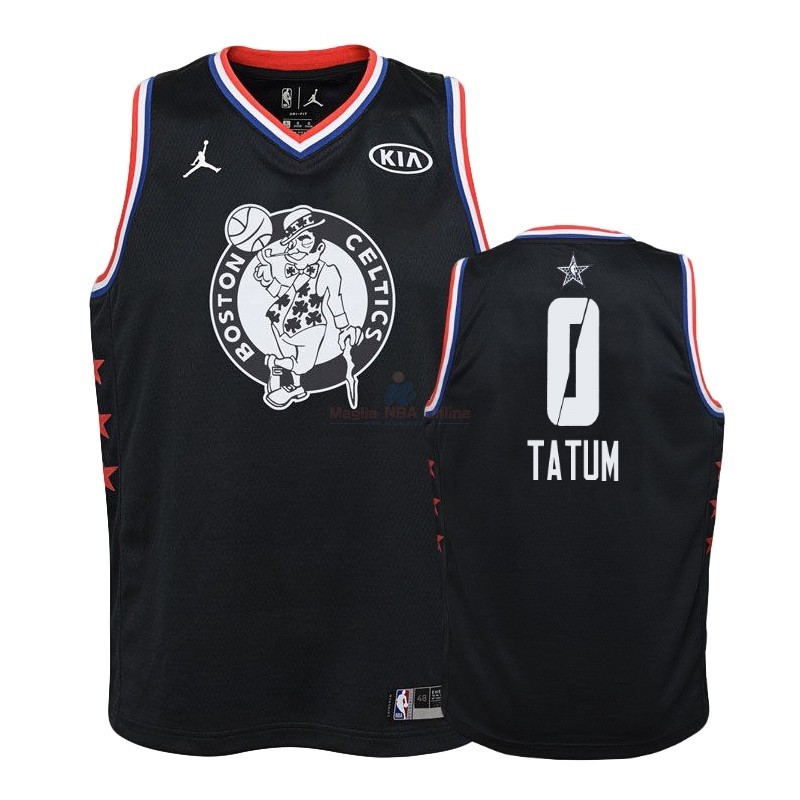 Acquista Maglia NBA Bambino 2019 All Star #0 Jayson Tatum Nero