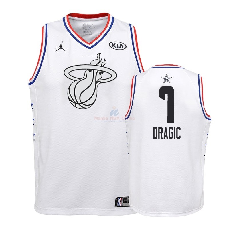 Acquista Maglia NBA Bambino 2019 All Star #7 Goran Dragic Bianco