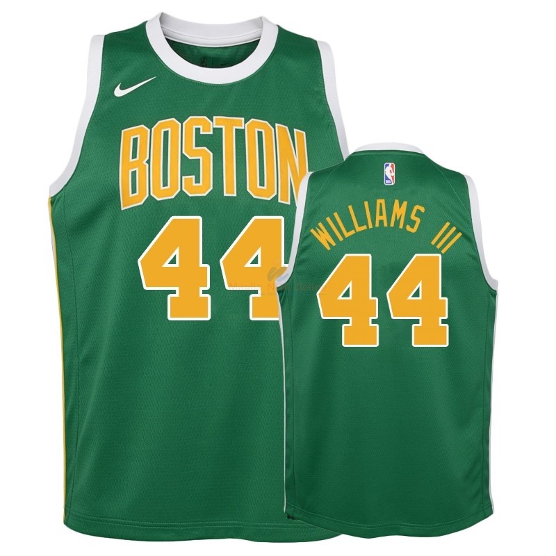 Acquista Maglia NBA Bambino Earned Edition Boston Celtics #44 Robert Williams III Verde 2018-19