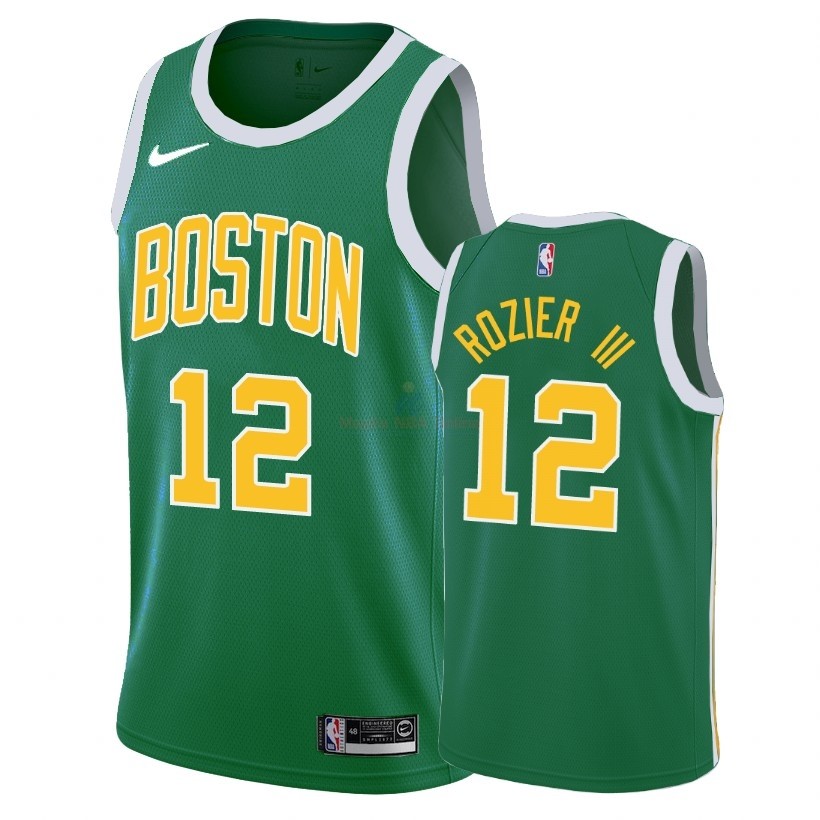 Acquista Maglia NBA Earned Edition Boston Celtics #12 Terry Rozier III Verde 2018-19