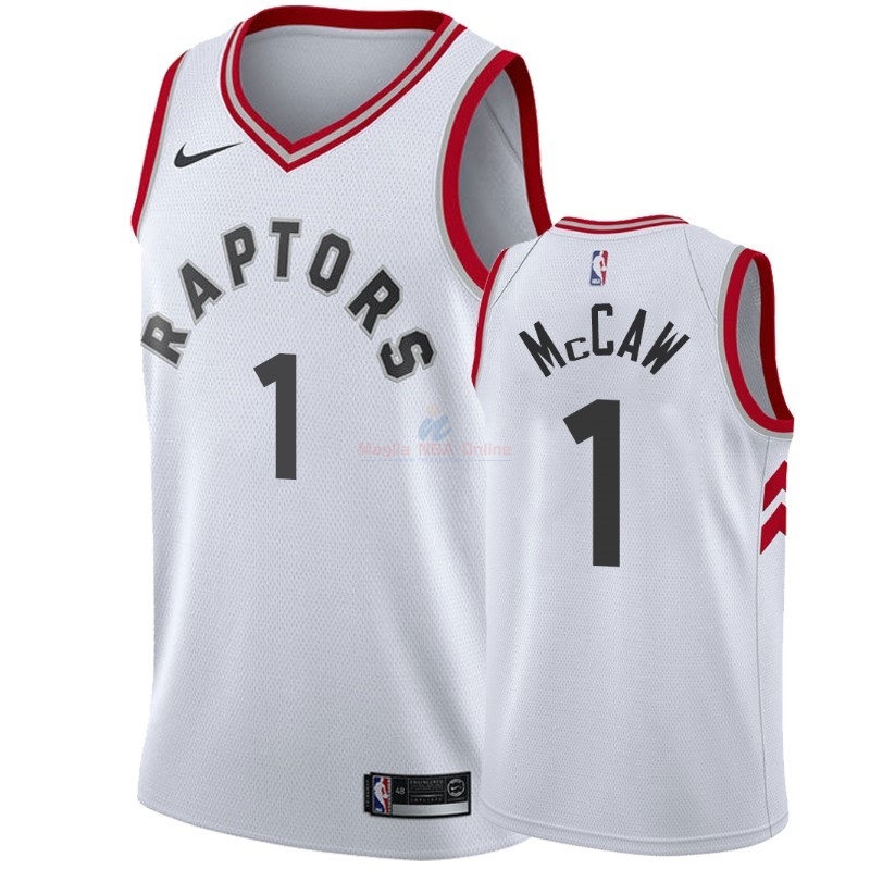 Acquista Maglia NBA Nike Toronto Raptors #1 Patrick McCaw Bianco Association 2018-19