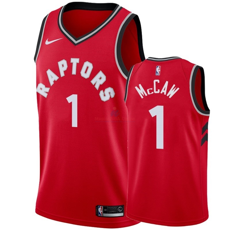 Acquista Maglia NBA Nike Toronto Raptors #1 Patrick McCaw Rosso Icon 2018-19