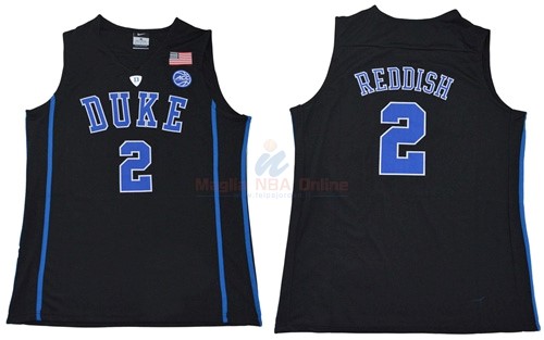 Acquista Maglia NCAA Duke #2 Cameron Reddish Nero