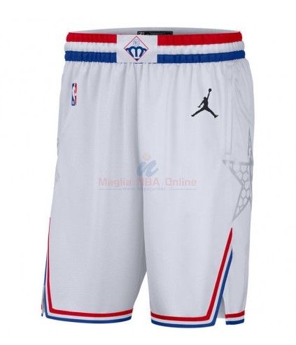 Acquista Pantaloncini NBA 2019 All Star Bianco