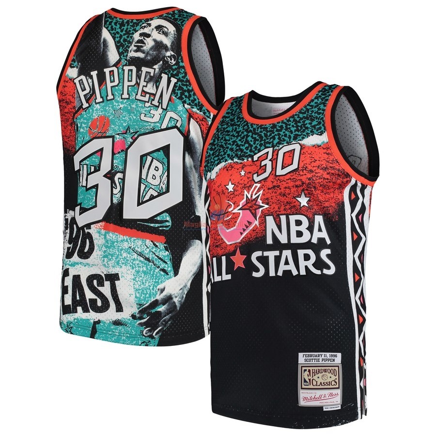 Acquista Maglia NBA All Star 1996 #30 Scottie Pippen Nero