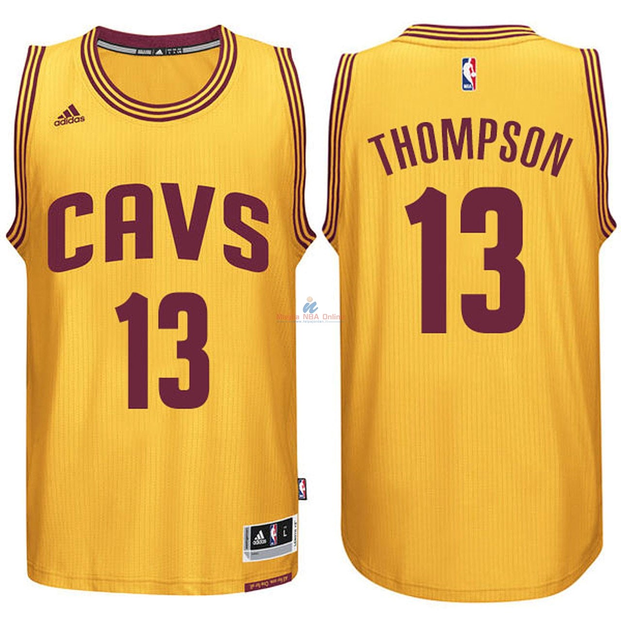 Acquista Maglia NBA Bambini Cleveland Cavaliers #13 Tristan Thompson Giallo Hardwood Classics