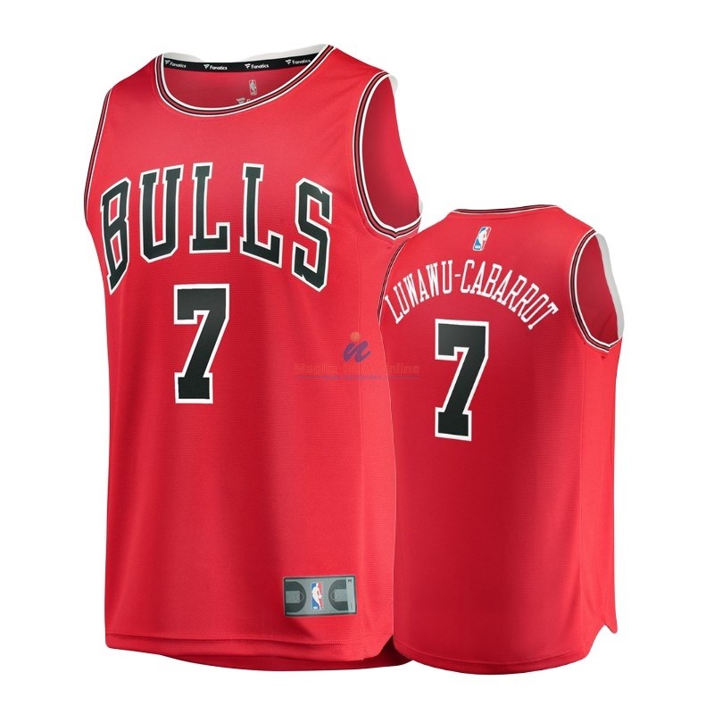 Acquista Maglia NBA Bambino Chicago Bulls #7 Timothe Luwawu Cabarrot Rosso Icon