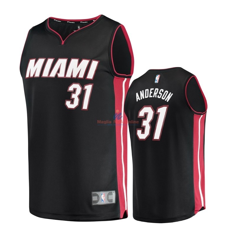Acquista Maglia NBA Bambino Miami Heat #31 IRyan Anderson Nero Icon