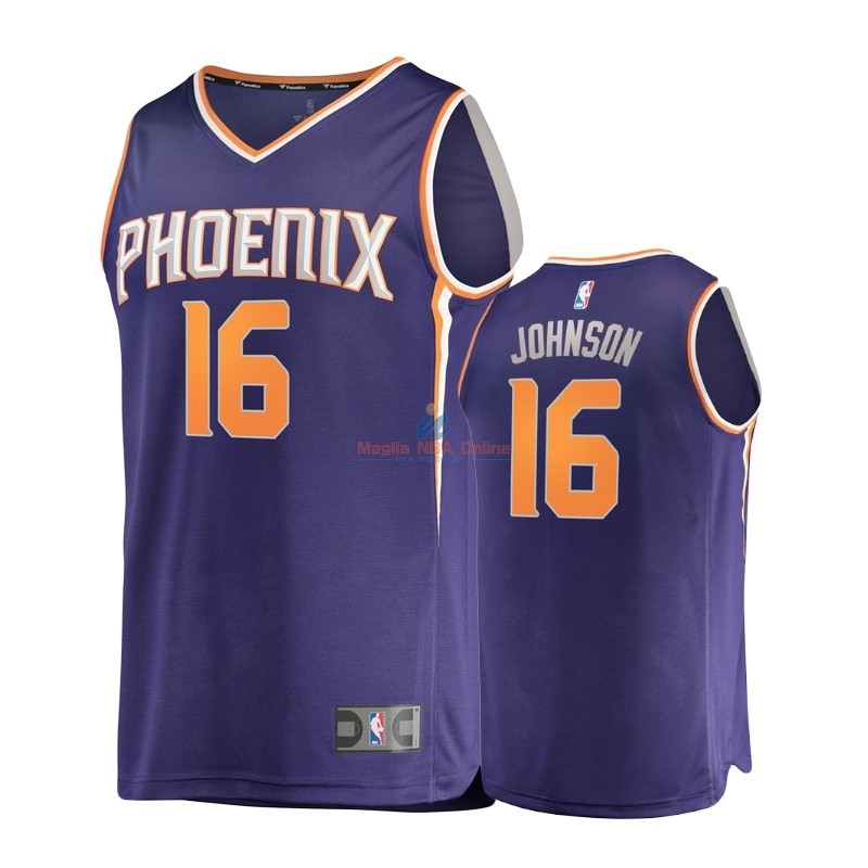 Acquista Maglia NBA Bambino Phoenix Suns #16 Tyler Johnson Porpora Icon