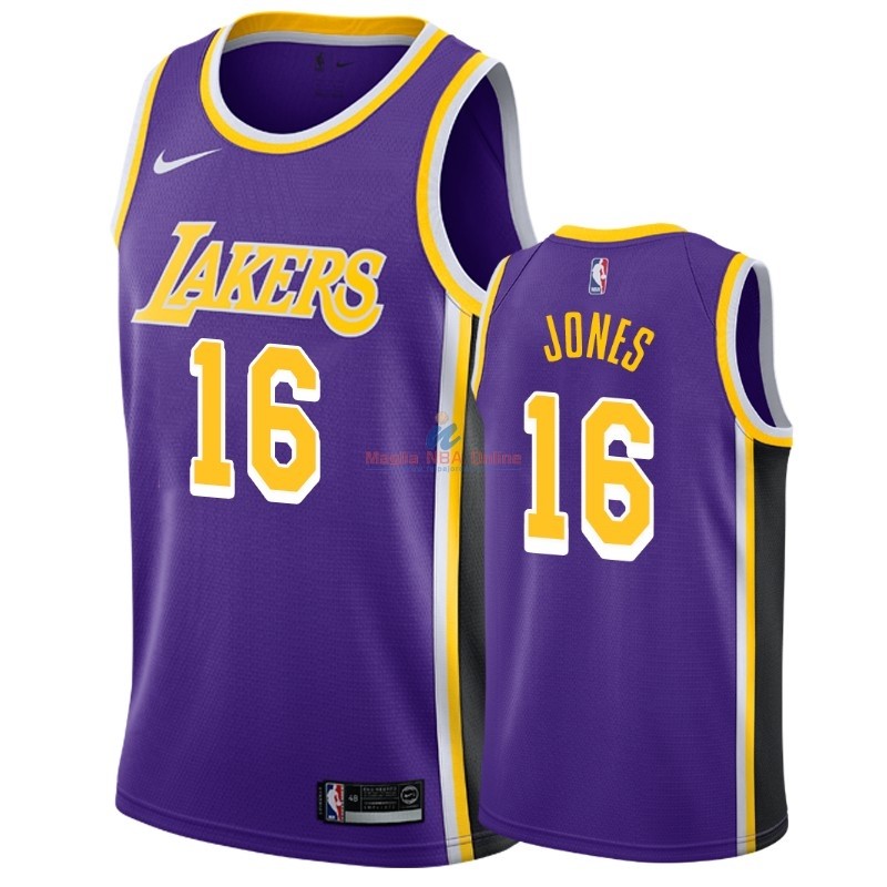 Acquista Maglia NBA Nike Los Angeles Lakers #16 Jemerrio Jones Porpora Statement 2018-19