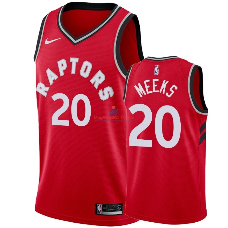 Acquista Maglia NBA Nike Toronto Raptors #20 Jodie Meeks Rosso Icon 2018-19