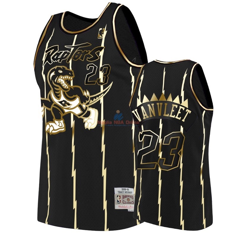 Acquista Maglia NBA Nike Toronto Raptors #23 Fred VanVleet Oro Edition