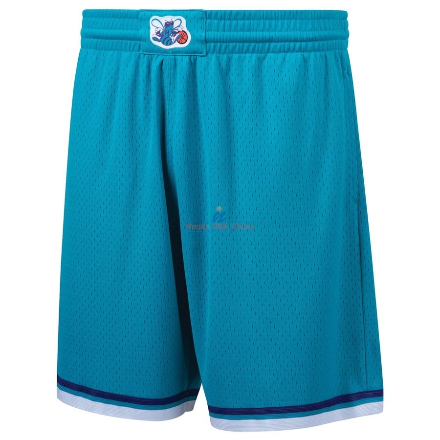 Acquista Pantaloni Basket Charlotte Hornets Blu Hardwood Classics