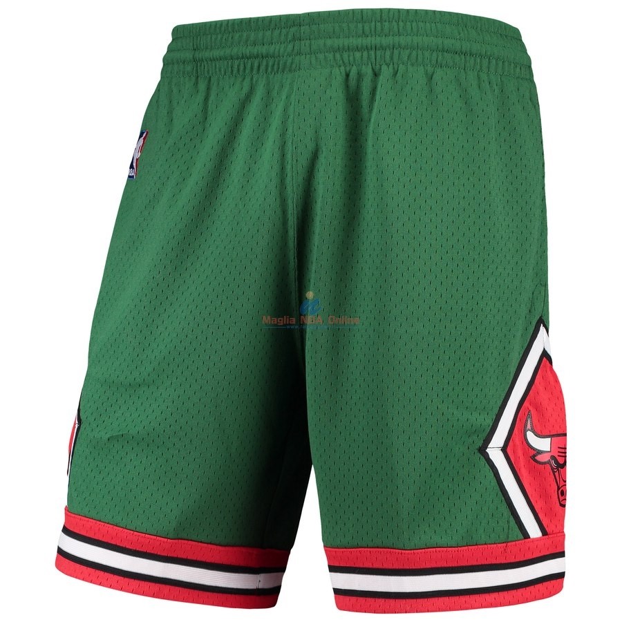 Acquista Pantaloni Basket Chicago Bulls Verde Hardwood Classics