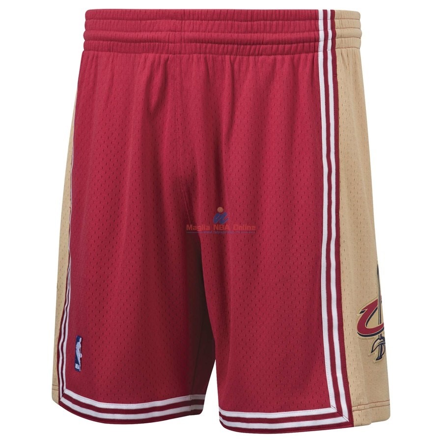 Acquista Pantaloni Basket Cleveland Cavaliers Rosso Hardwood Classics