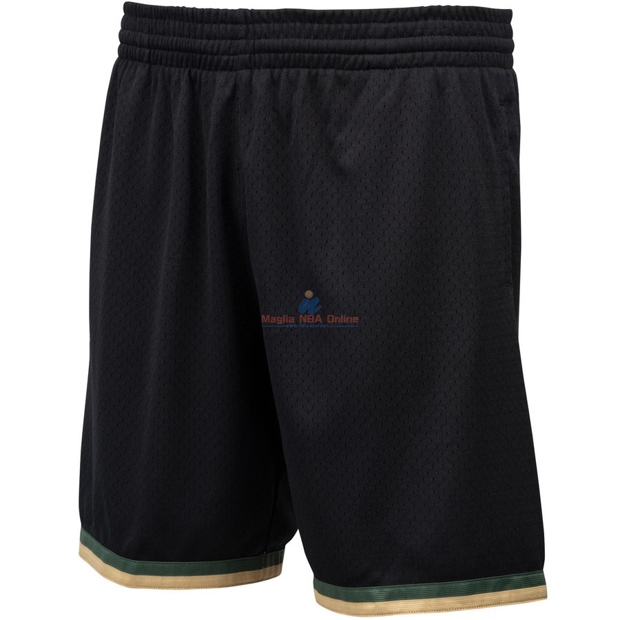 Acquista Pantaloni Basket Houston Rockets Nero Hardwood Classics