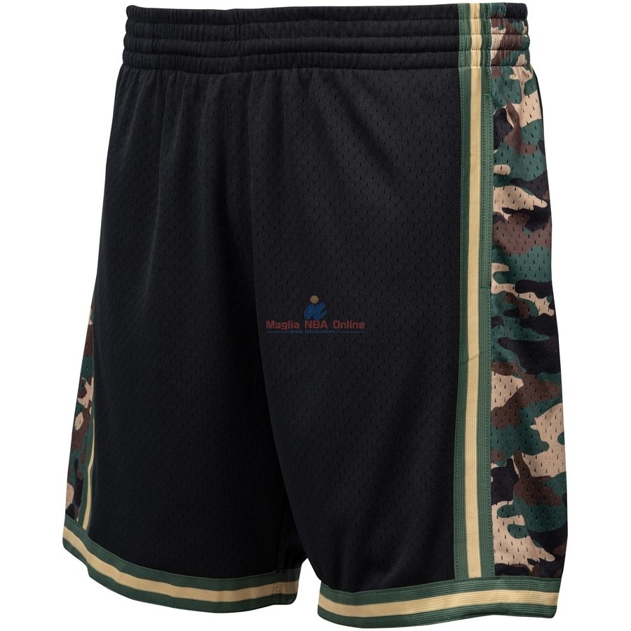 Acquista Pantaloni Basket Los Angeles Lakers Nero Hardwood Classics