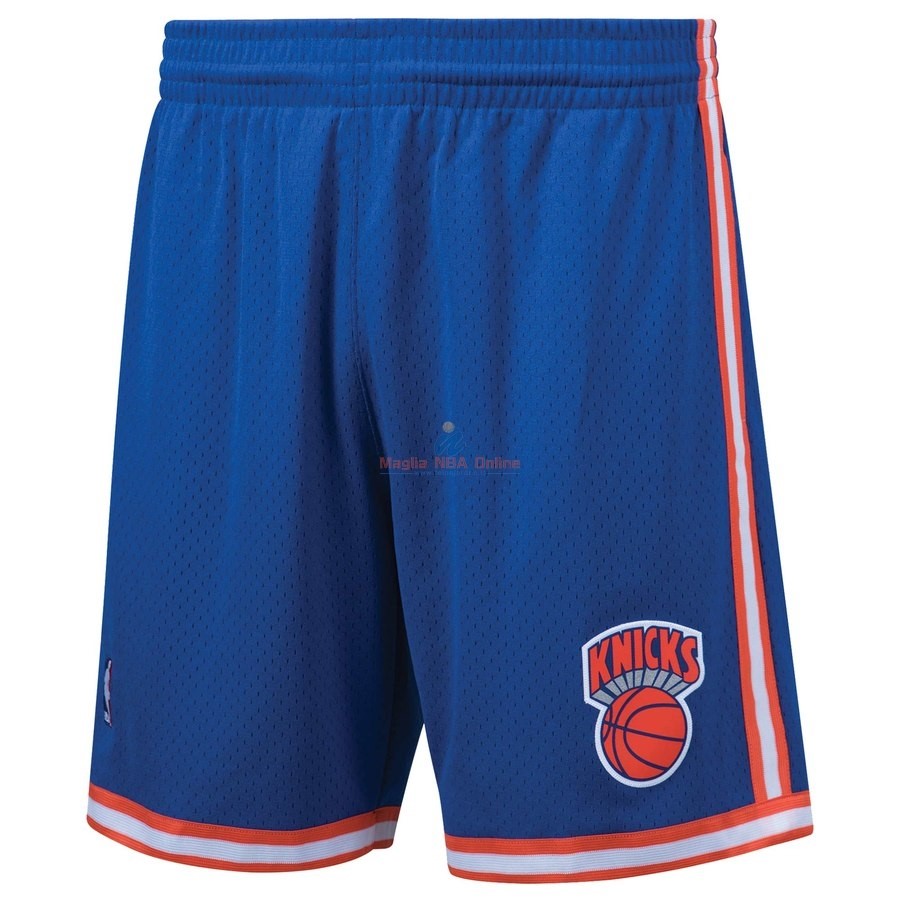 Acquista Pantaloni Basket New York Knicks Blu Hardwood Classics
