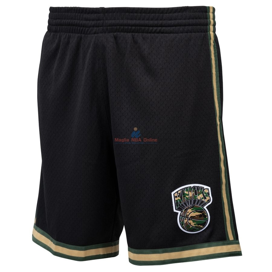 Acquista Pantaloni Basket New York Knicks Nero Hardwood Classics