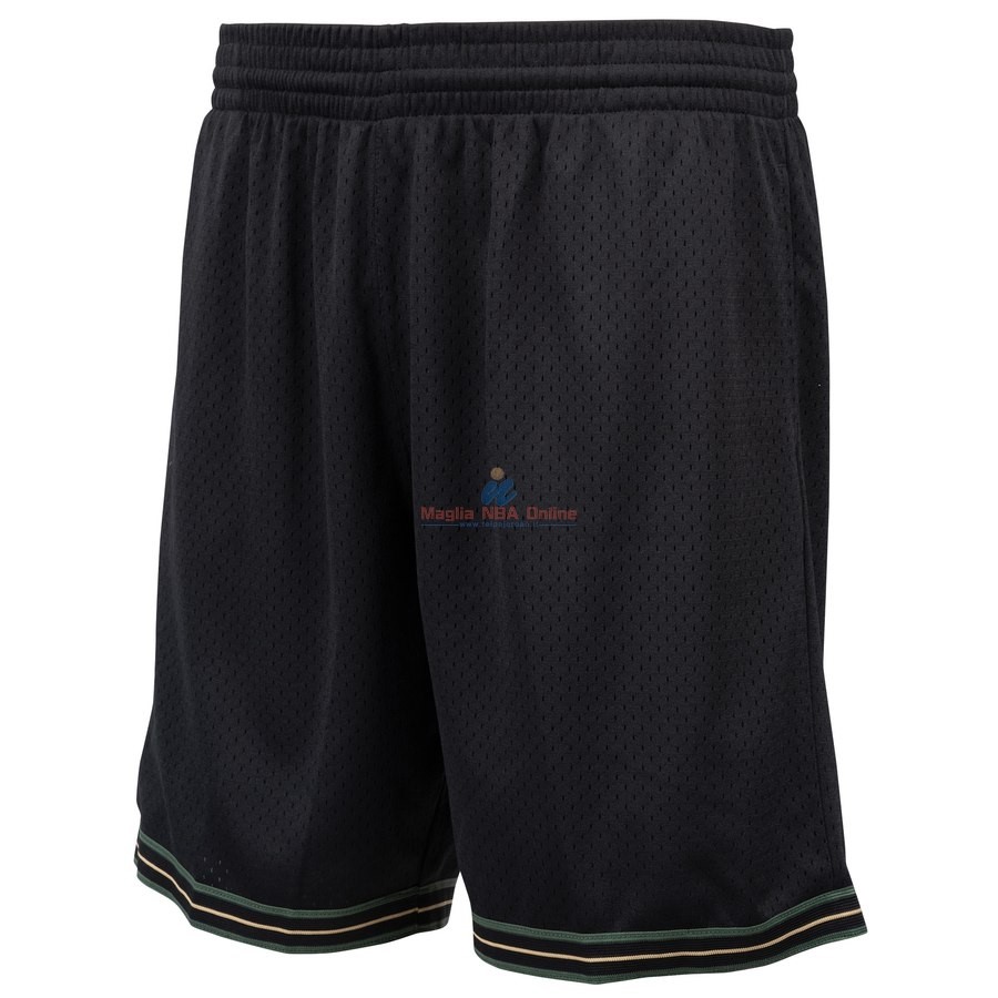 Acquista Pantaloni Basket Philadelphia 76ers Nero Nero Hardwood Classics