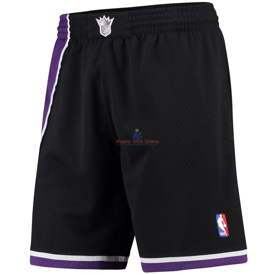 Acquista Pantaloni Basket Sacramento Kings Nero Hardwood Classics