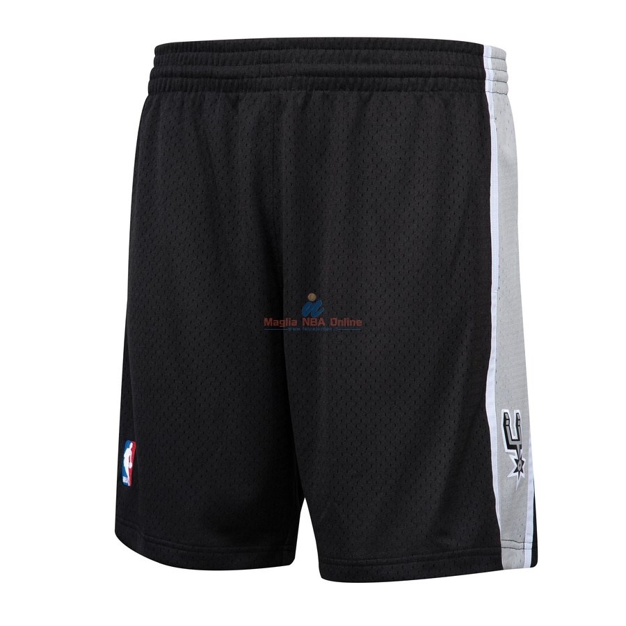 Acquista Pantaloni Basket San Antonio Spurs Nero Hardwood Classics