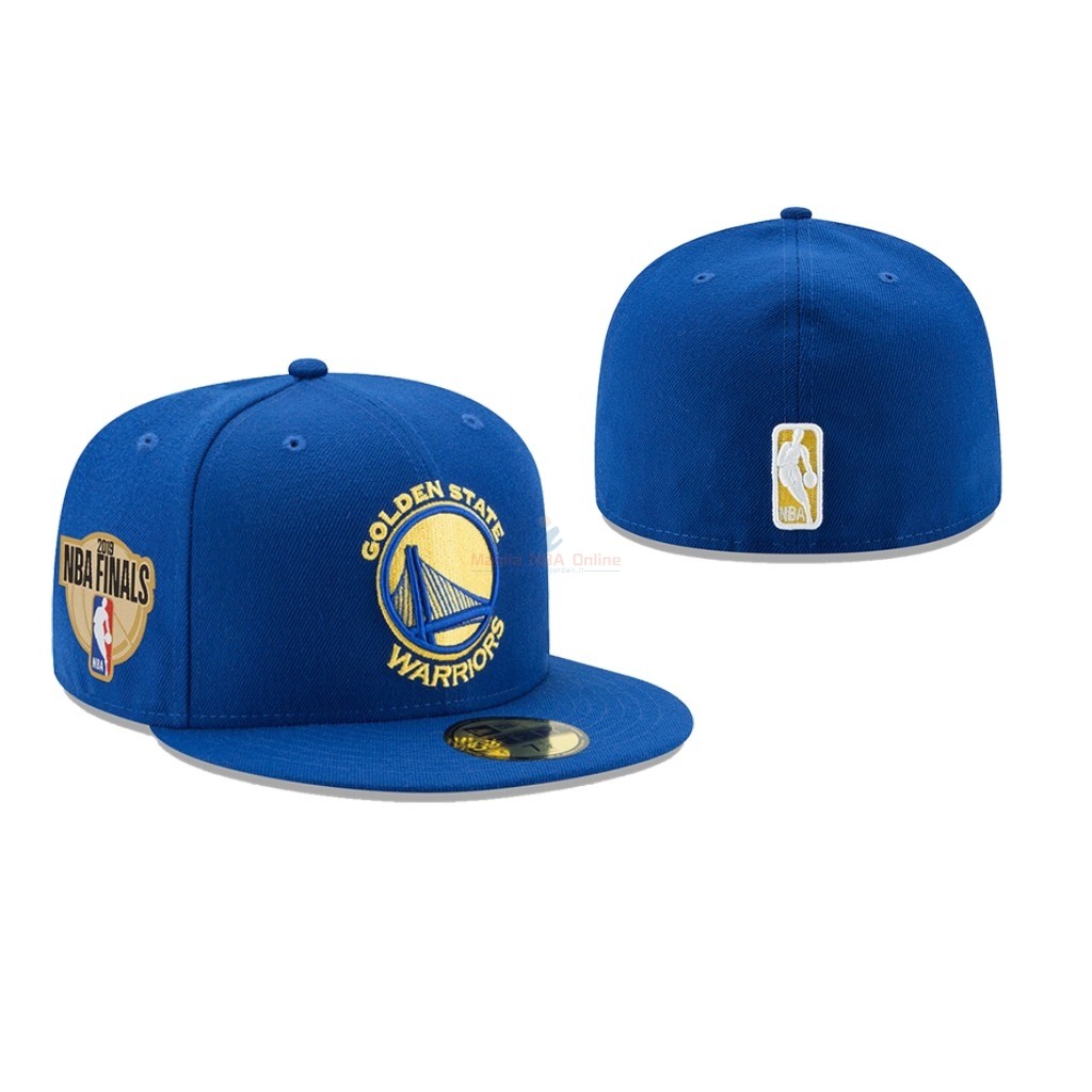 Cappelli 2019 NBA Finals Golden State Warriors Blu 02 Acquista