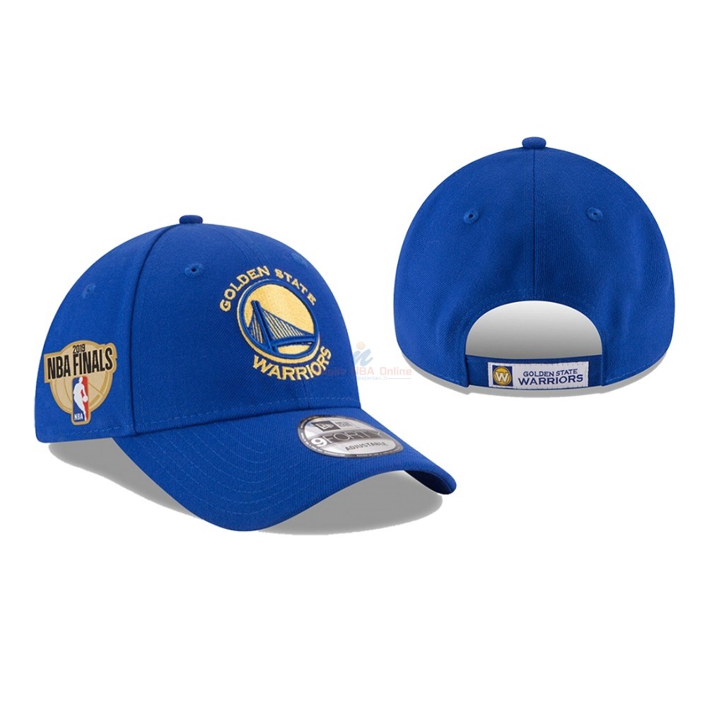 Cappelli 2019 NBA Finals Golden State Warriors Blu 03 Acquista