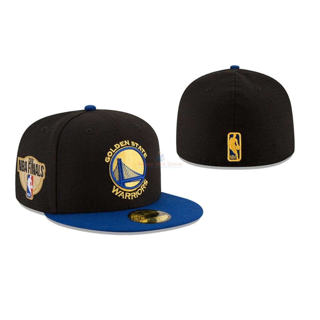 Cappelli 2019 NBA Finals Golden State Warriors Nero 02 Acquista